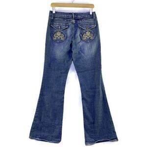 Gitano Blue Jeans Women's Size 10 Bootcut With Embellished Rear Pockets